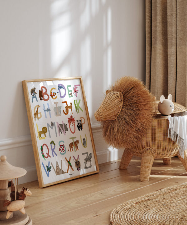 Lotte Snoek Studio dierenalfabet poster