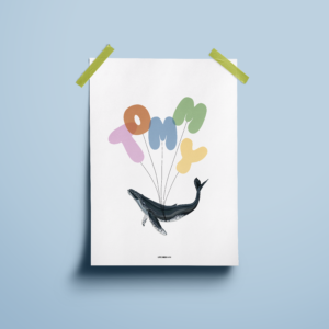 Gepersonaliseerde Whales way up!